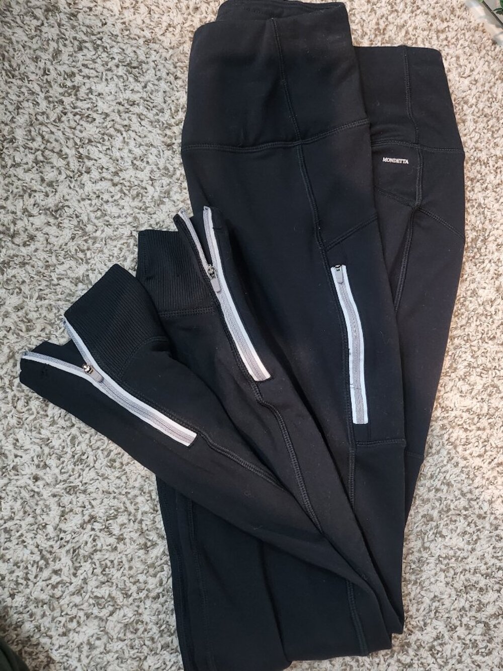 Jogger leggings with reflectors